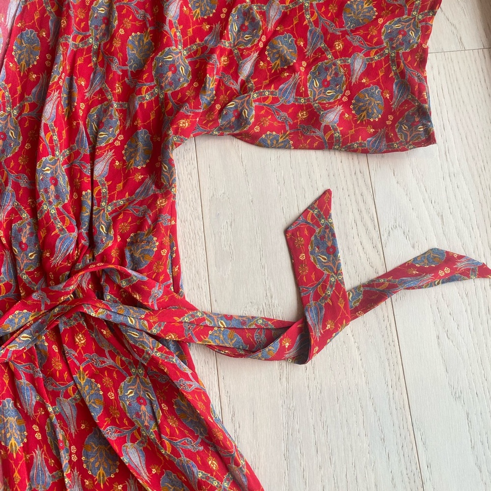 NWT Anthropologie Rujuta Sheth Tie Front Kaftan - Picture 3 of 4
